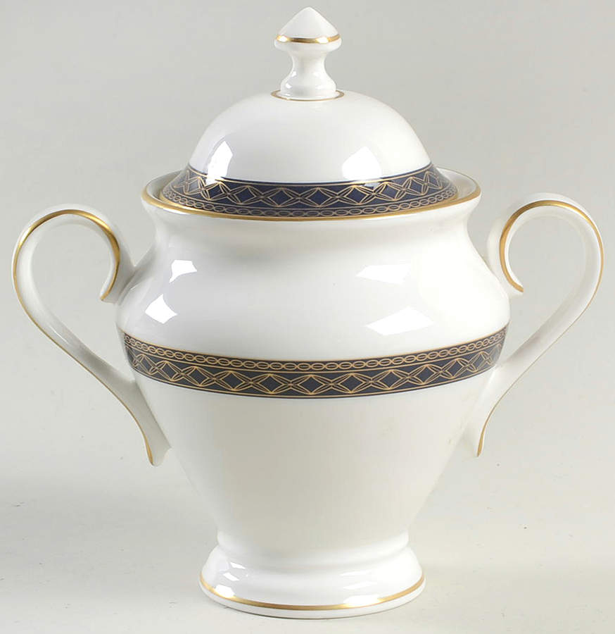 Powerscourt Sugar Bowl & Lid by Waterford China-1