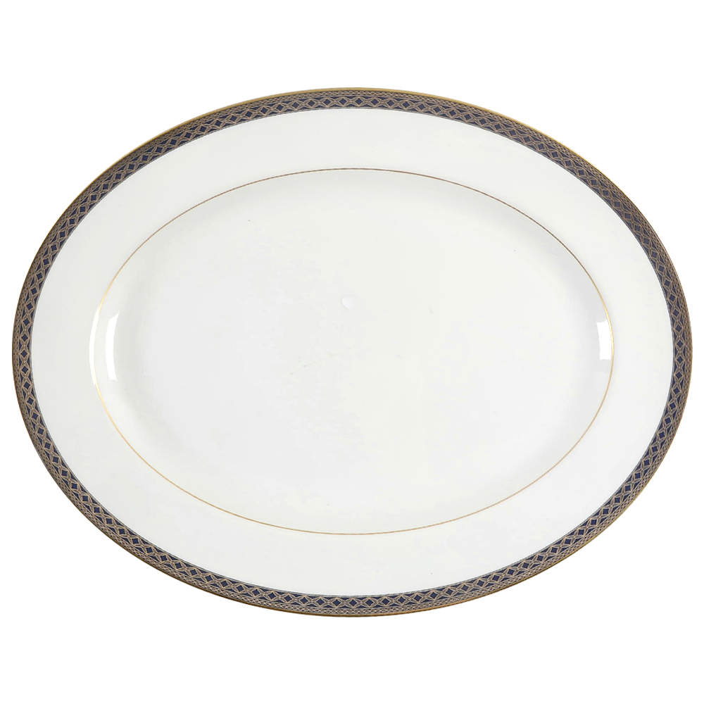 Powerscourt 15" Oval Serving Platter by Waterford China-1