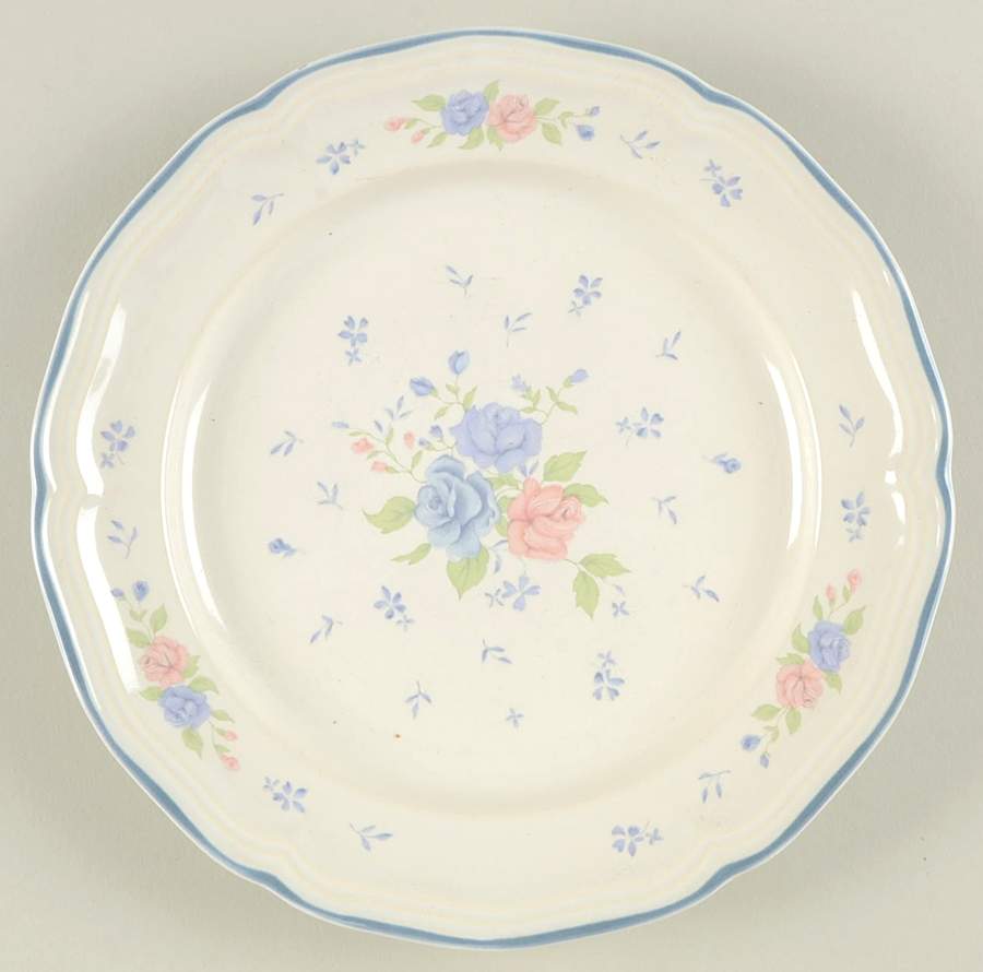 Blue Ashley Salad Plate by Windsor & Browne-1