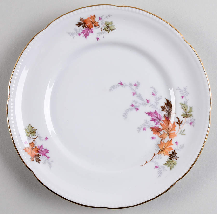 Autumn (Rim, Gold Trim) Salad Plate by Winterling - Bavaria-1