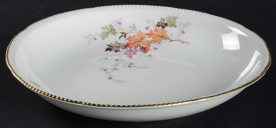 Autumn (Rim, Gold Trim) Coupe Soup Bowl by Winterling - Bavaria-1