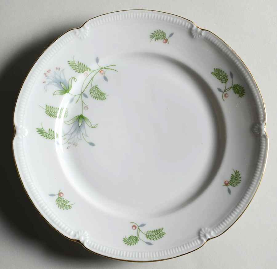 B. Fern (Scalloped) Salad Plate by Winterling - Bavaria-1