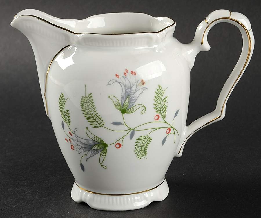 B. Fern (Scalloped) Creamer by Winterling - Bavaria-1