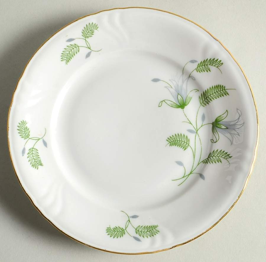 B. Fern (Scalloped) Bread & Butter Plate by Winterling - Bavaria-1