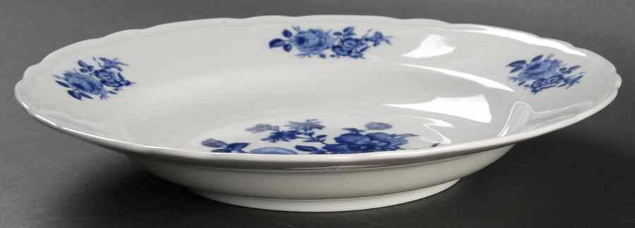 Blue Florin Large Rim Soup Bowl by Winterling - Bavaria-1