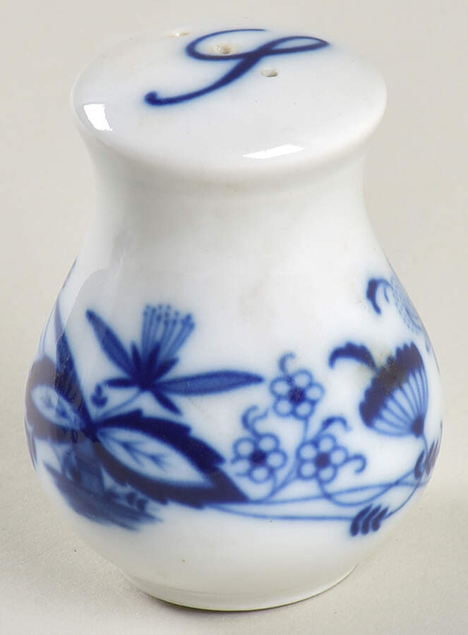 Blue Onion Salt Shaker by Winterling - Bavaria-1
