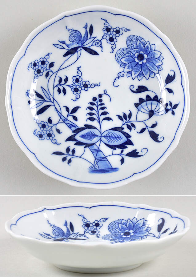 Blue Onion Fruit/Dessert (Sauce) Bowl by Winterling - Bavaria-1