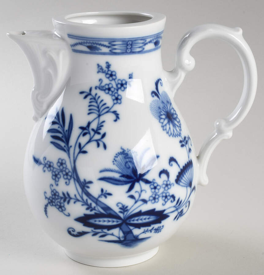 Blue Onion Small Coffee Pot No Lid by Winterling - Bavaria-1