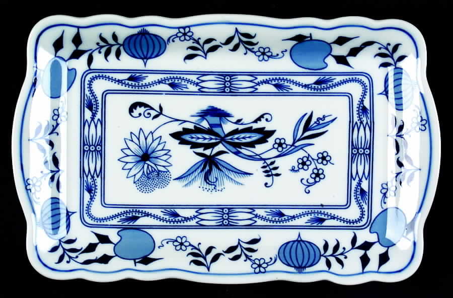 Blue Onion Butter Tray by Winterling - Bavaria-1