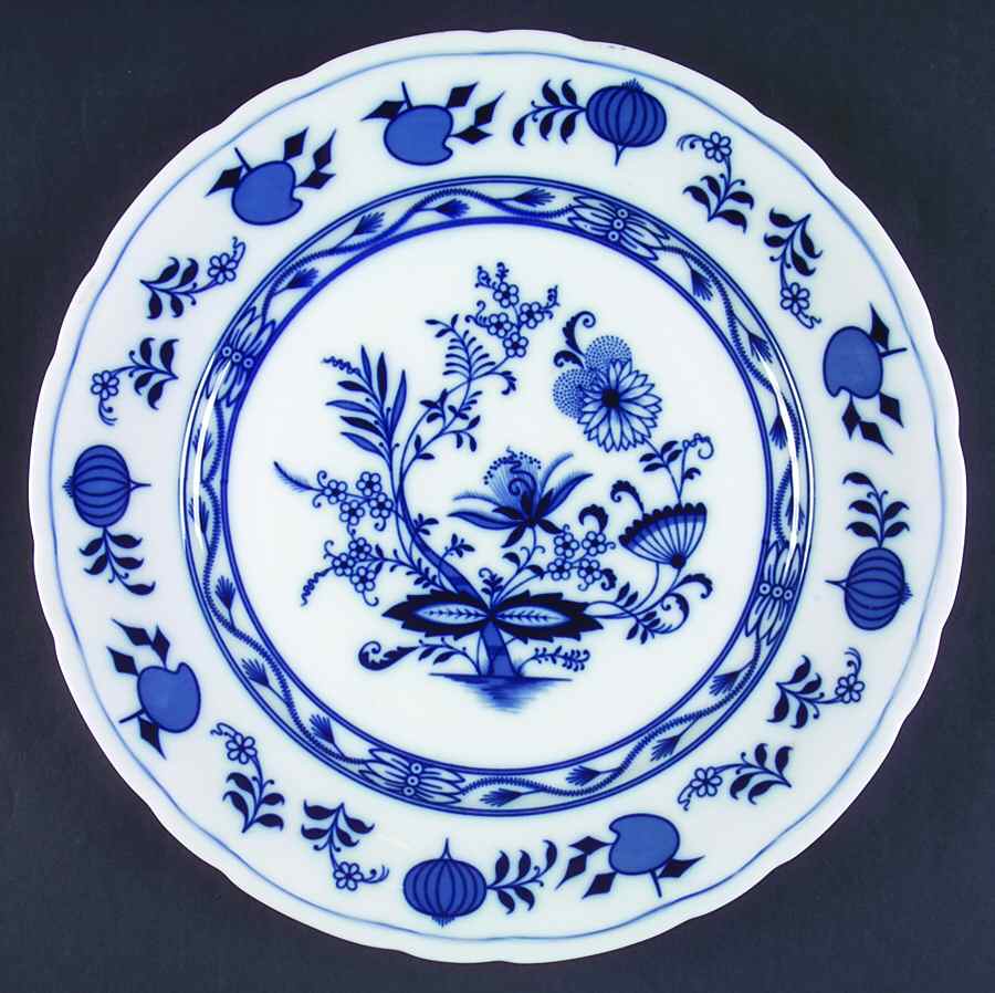Blue Onion 12" Chop Plate (Round Platter) by Winterling - Bavaria-1