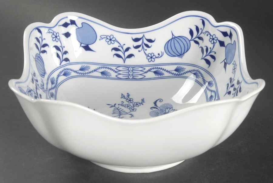 Blue Onion 8" Square Vegetable Bowl by Winterling - Bavaria-1