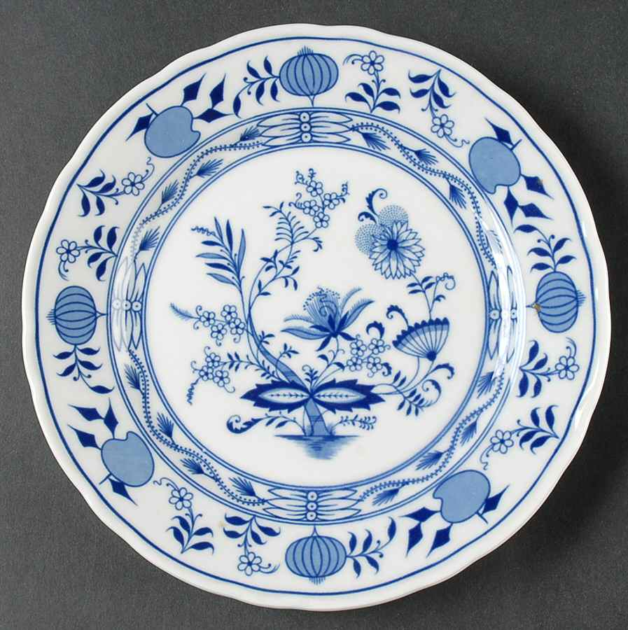 Blue Onion Salad Plate by Winterling - Bavaria-1