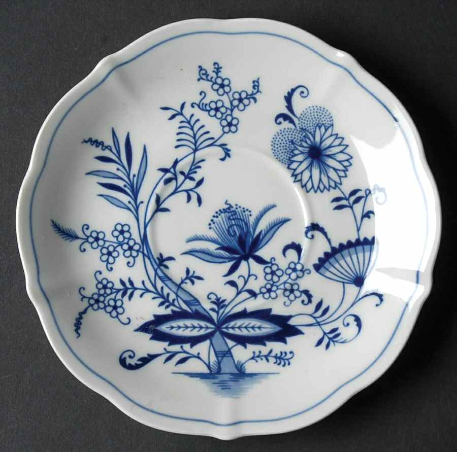 Blue Onion Saucer for Cream Soup Bowl by Winterling - Bavaria-1