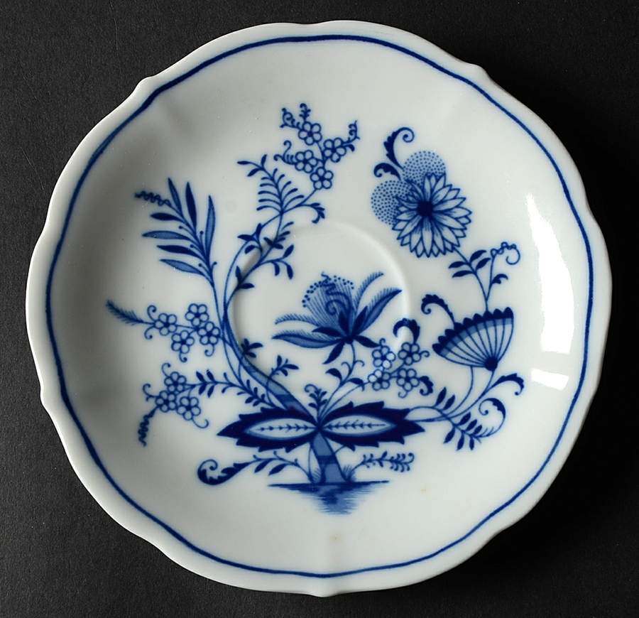 Blue Onion Saucer by Winterling - Bavaria-1