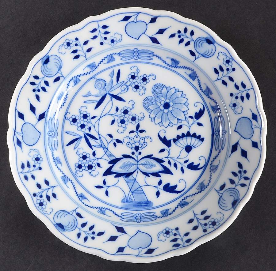 Blue Onion Dessert/Pie Plate by Winterling - Bavaria-1