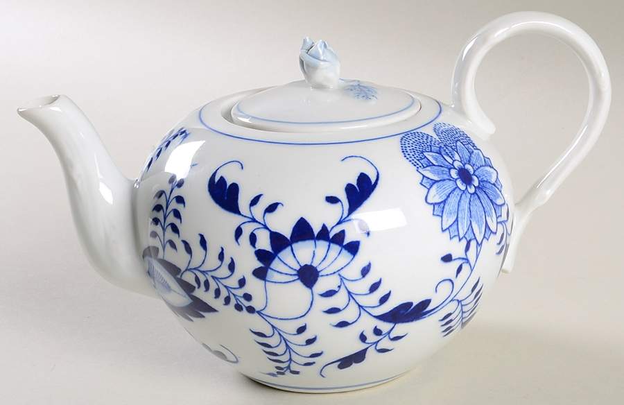 Blue Onion Teapot & Lid by Winterling - Bavaria-1