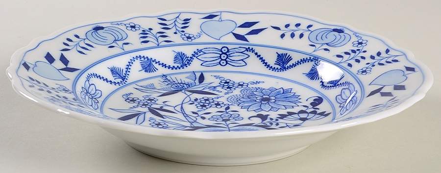 Blue Onion Rim Soup Bowl by Winterling - Bavaria-1