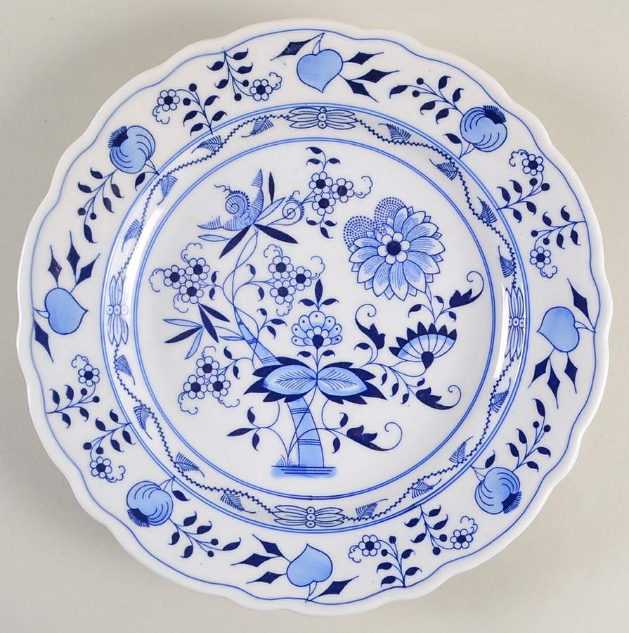 Blue Onion Luncheon Plate by Winterling - Bavaria-1