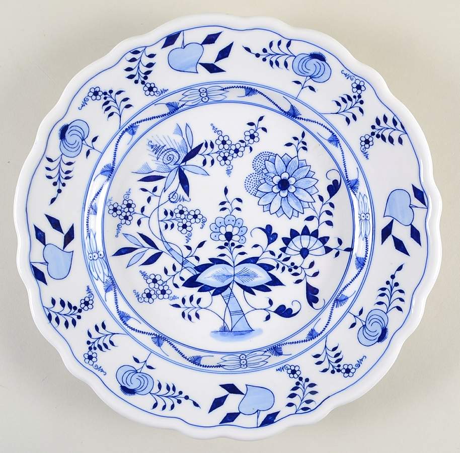 Blue Onion 12" Chop Plate (Round Platter) by Winterling - Bavaria-1