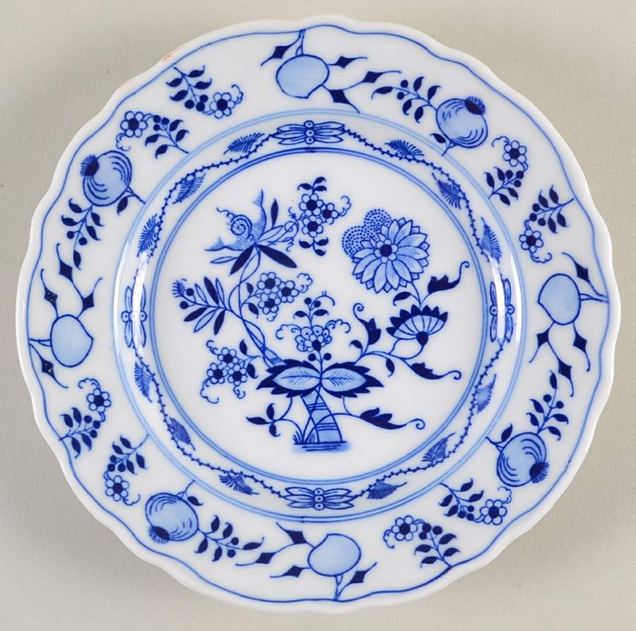 Blue Onion Bread & Butter Plate by Winterling - Bavaria-1