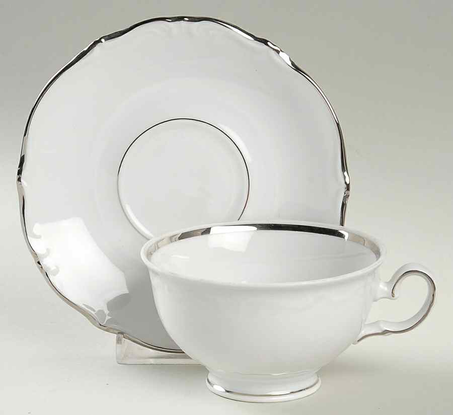 Charisma Footed Cup & Saucer Set by Winterling - Bavaria-1