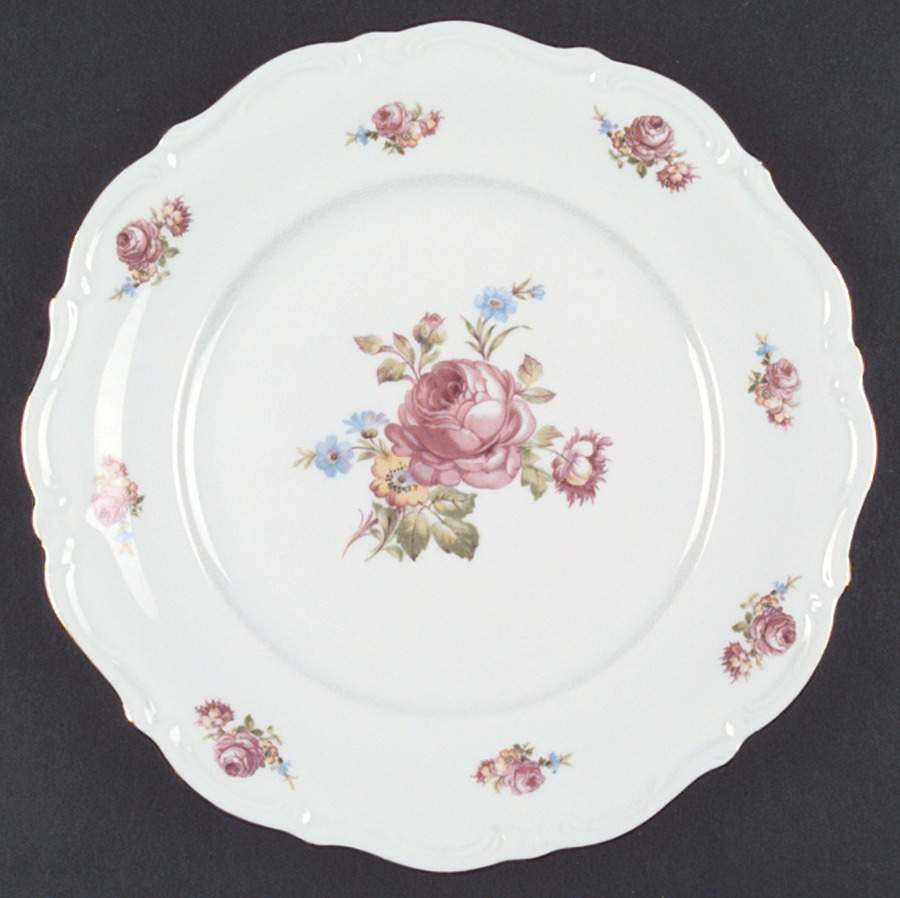 Dresden Flower Dinner Plate by Winterling - Bavaria-1