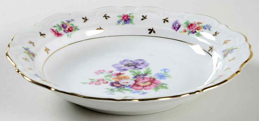 Dresden Rose Coupe Soup Bowl by Winterling - Bavaria-1