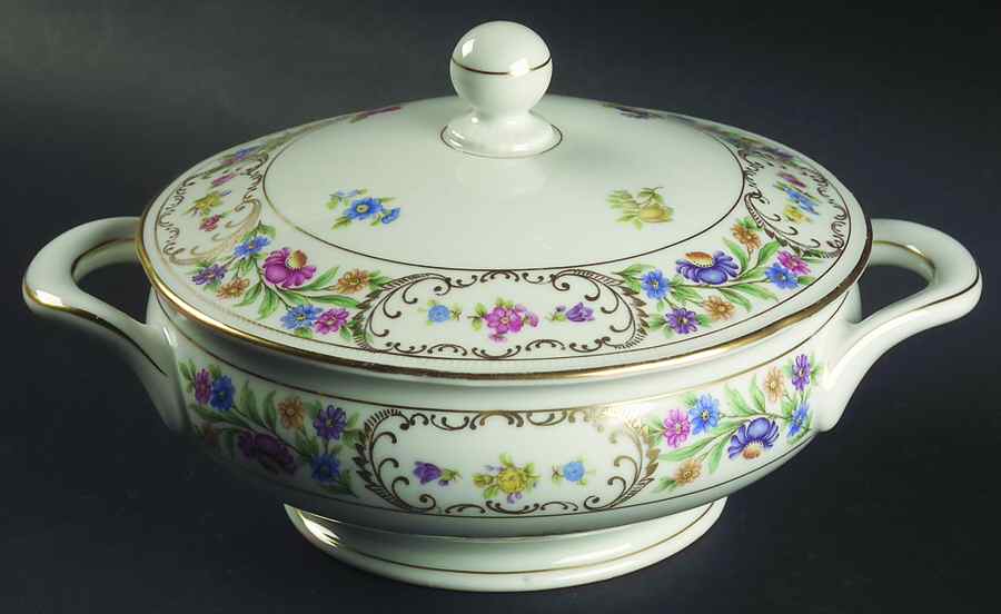 Dresden Rich Round Covered Vegetable by Winterling - Bavaria-1