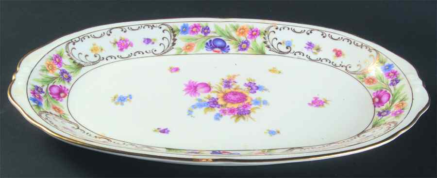 Dresden Rich 13" Oval Serving Platter by Winterling - Bavaria-1