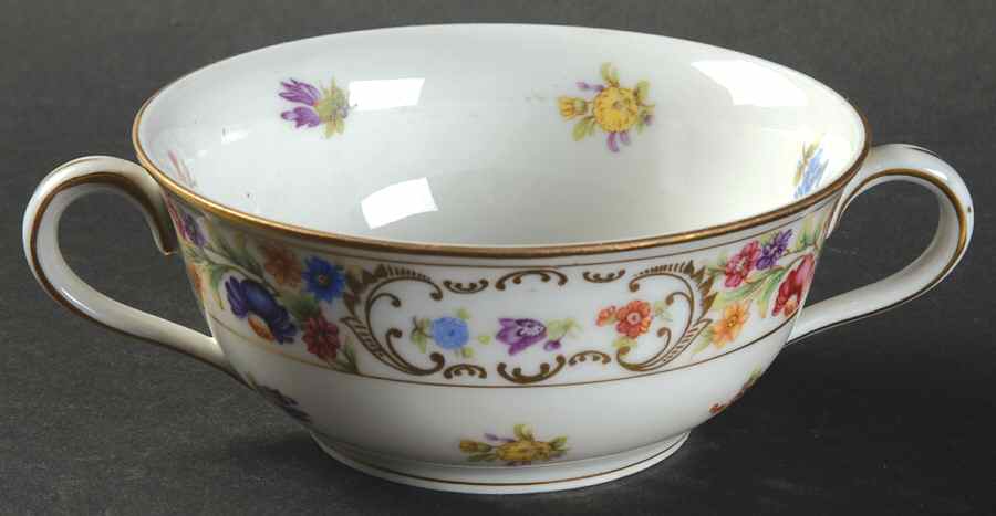 Dresden Rich Flat Cream Soup Bowl by Winterling - Bavaria-1