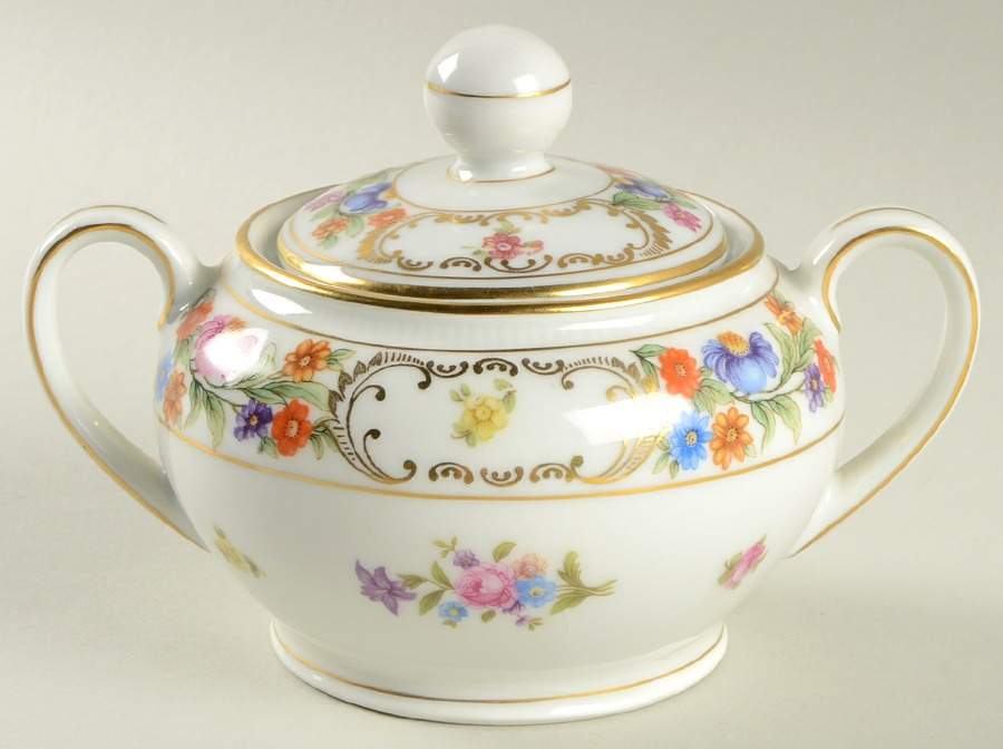Dresden Rich Sugar Bowl & Lid by Winterling - Bavaria-1