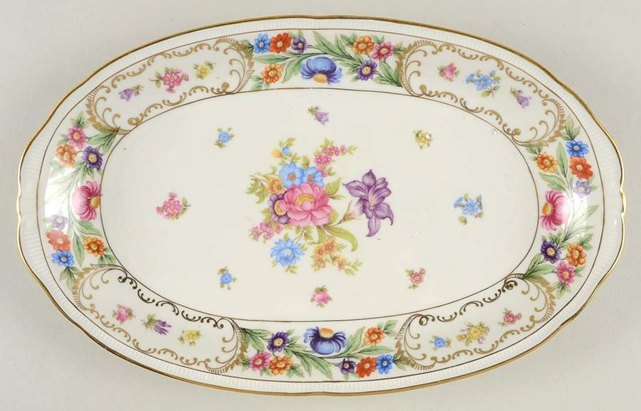 Dresden Rich 12" Oval Serving Platter by Winterling - Bavaria-1