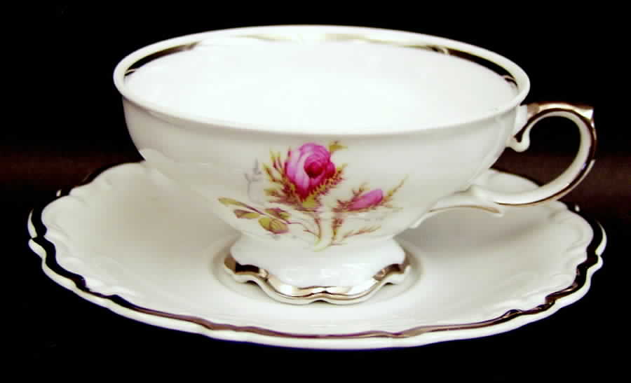 Elegance Footed Cup & Saucer Set by Winterling - Bavaria-1