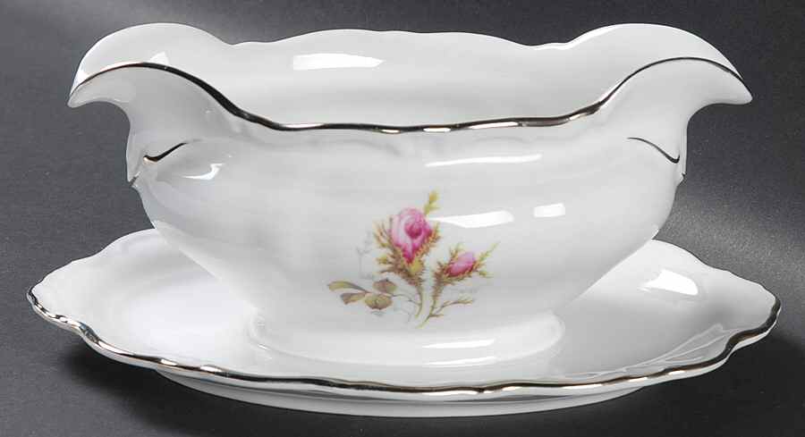 Elegance Gravy Boat with Attached Underplate by Winterling - Bavaria-1