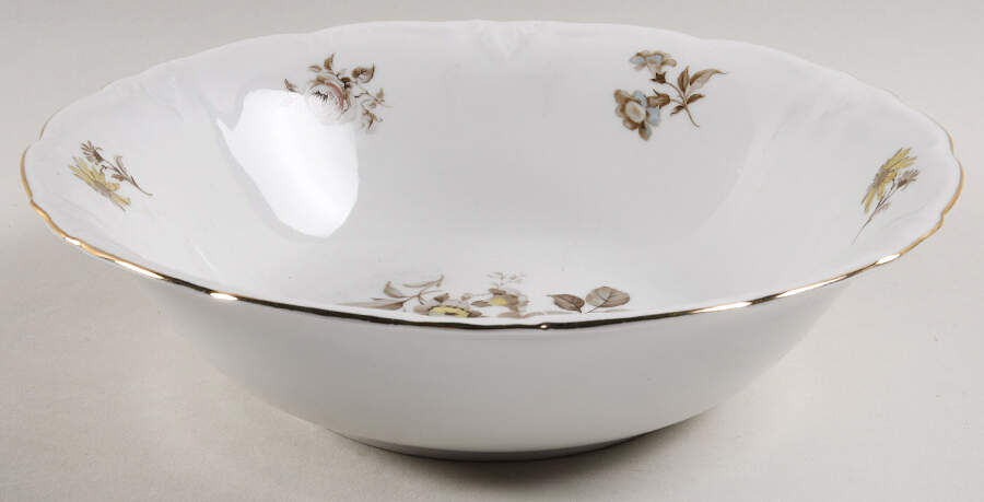 Empress (Gold Trim) 9" Round Vegetable Bowl by Winterling - Bavaria-1