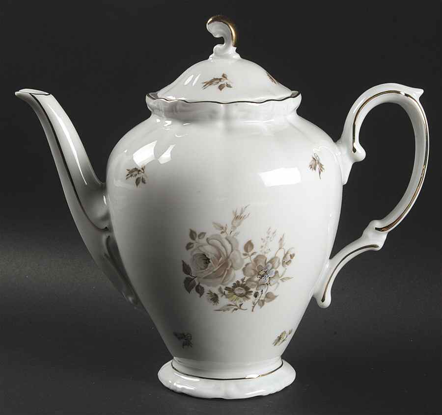 Empress (Gold Trim) Coffee Pot & Lid by Winterling - Bavaria-1