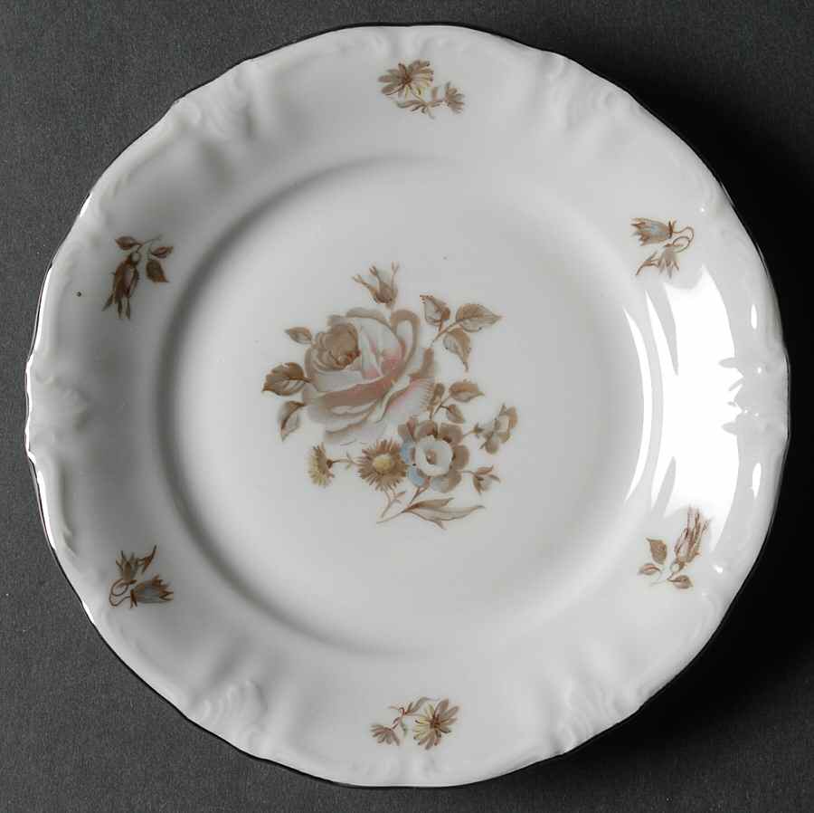 Empress (Platinum Trim) Bread & Butter Plate by Winterling - Bavaria-1