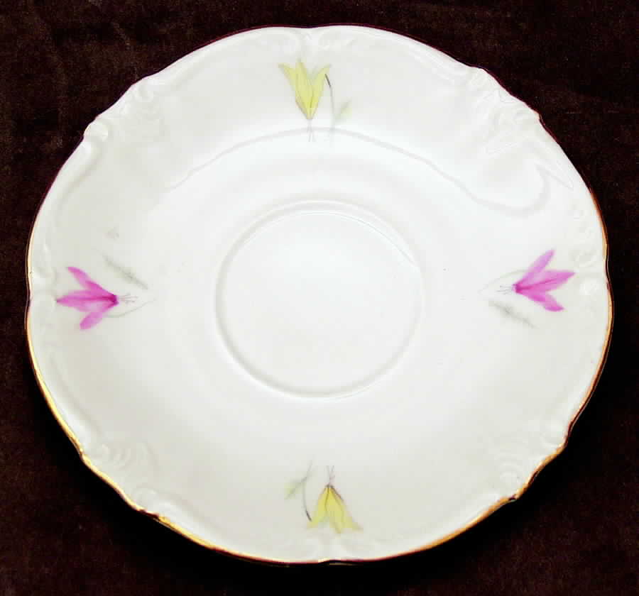 Fantasy (Yellow Flowers) Saucer by Winterling - Bavaria-1