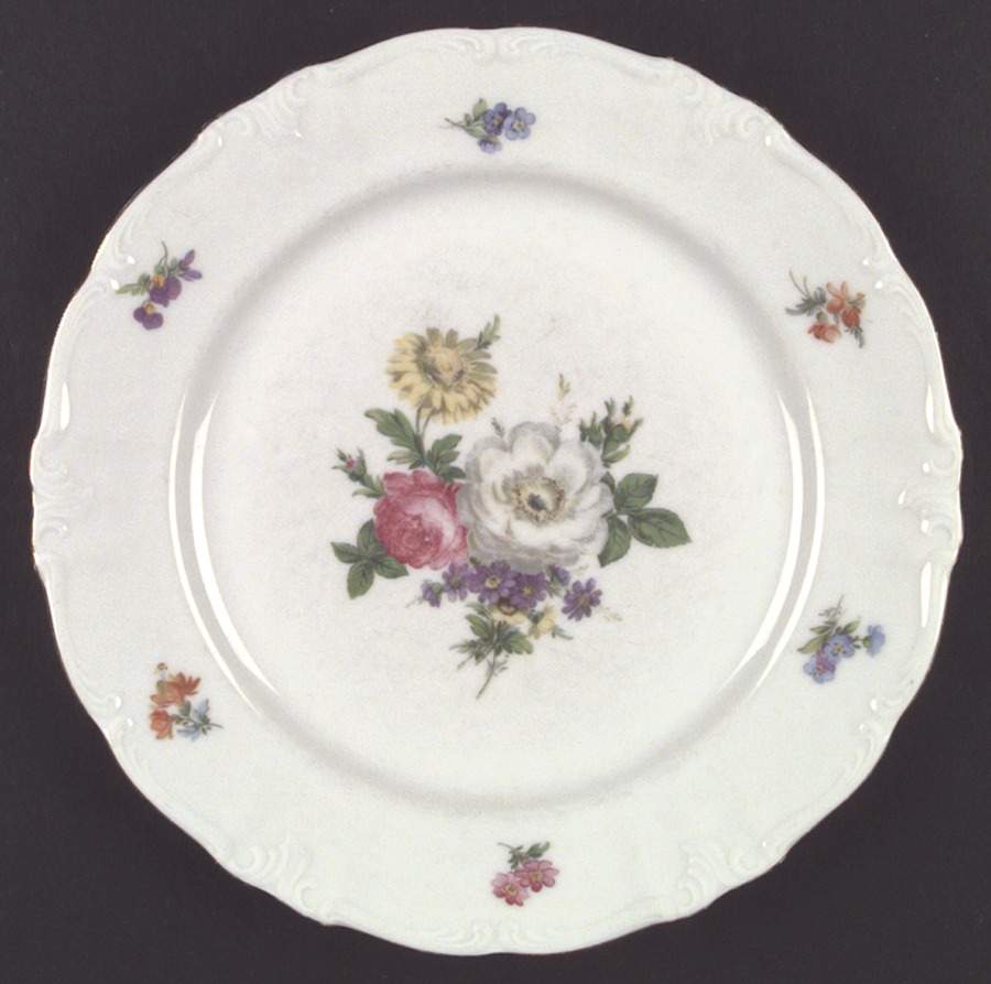 Flower Garden Dinner Plate by Winterling - Bavaria-1