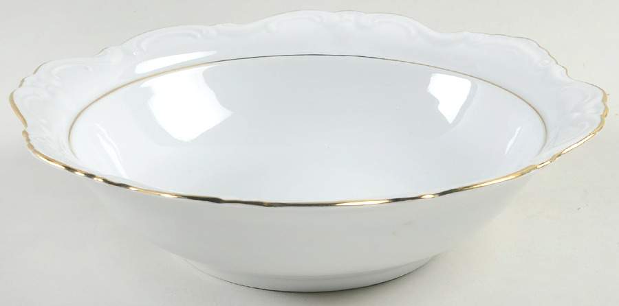 Golden Grail 9" Round Vegetable Bowl by Winterling - Bavaria-1