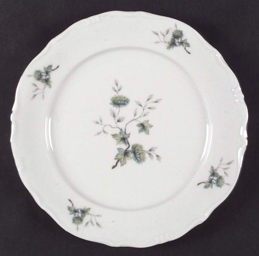 Green Ming (Platinum) Dinner Plate by Winterling - Bavaria-1