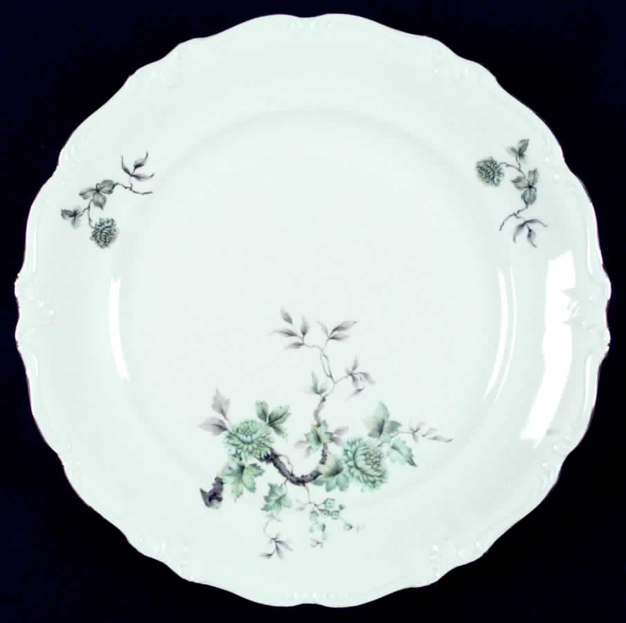 Green Ming (Gold) Dinner Plate by Winterling - Bavaria-1