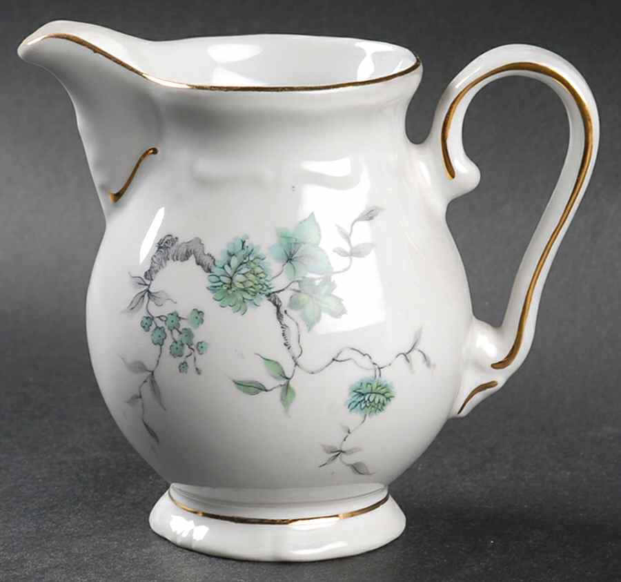 Green Ming (Gold) Creamer by Winterling - Bavaria-1