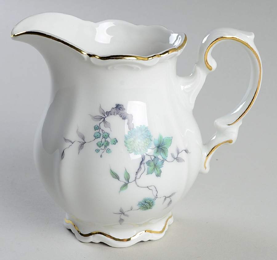 Green Ming (Gold) Creamer by Winterling - Bavaria-1