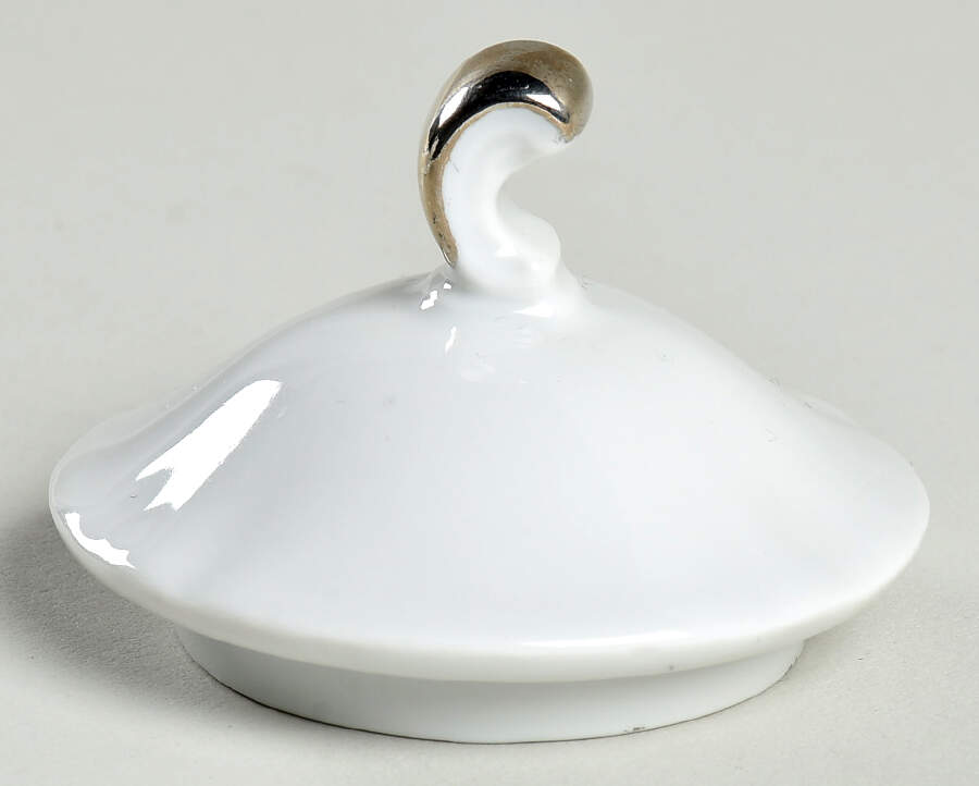 Heirloom Platinum Lid for Sugar Bowl by Winterling - Bavaria-1