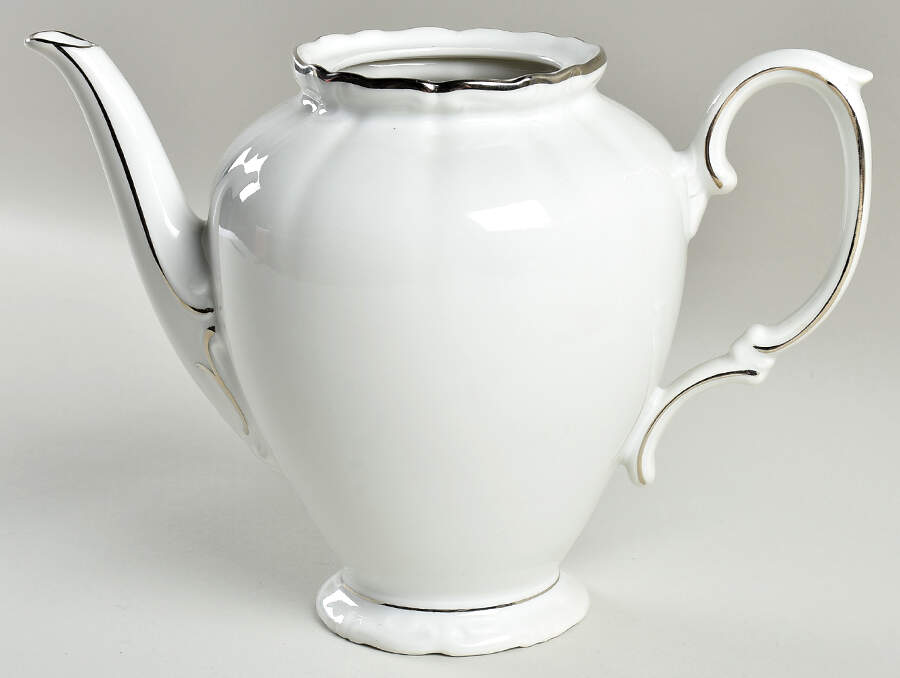 Heirloom Platinum Coffee Pot No Lid by Winterling - Bavaria-1