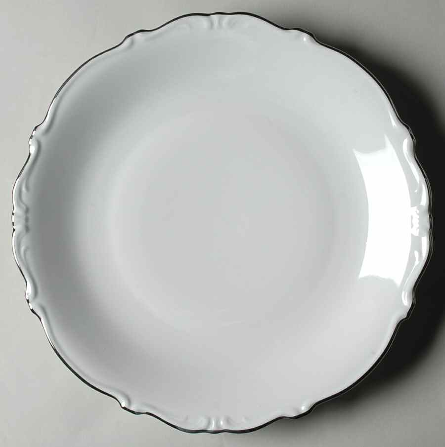 Heirloom Platinum 12" Chop Plate (Round Platter) by Winterling - Bavaria-1