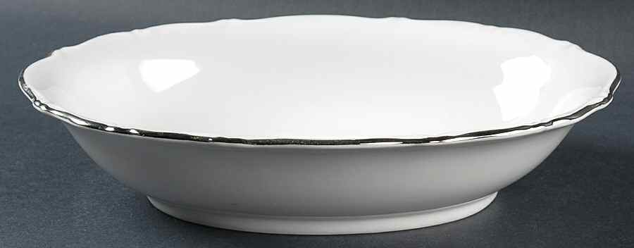 Heirloom Platinum 9" Oval Vegetable Bowl by Winterling - Bavaria-1