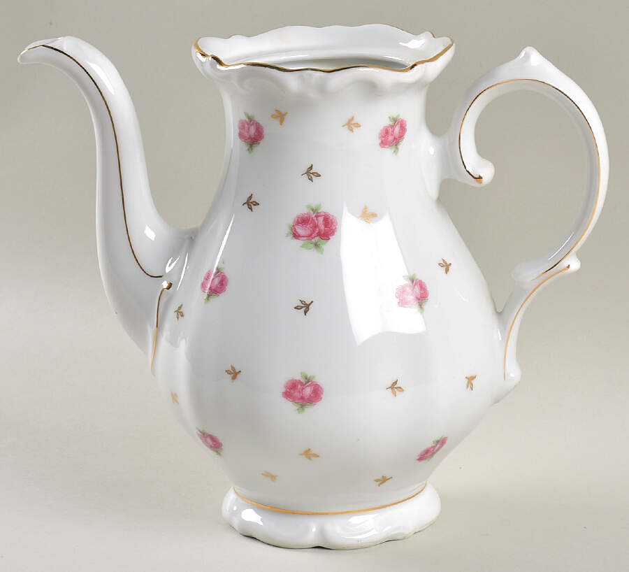Heritage (Rosebuds) Coffee Pot No Lid by Winterling - Bavaria-1