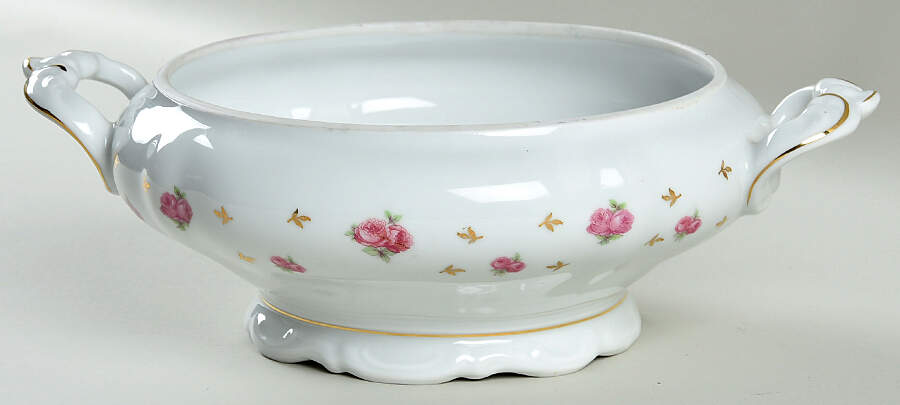 Heritage (Rosebuds) Round Vegetable No Lid by Winterling - Bavaria-1